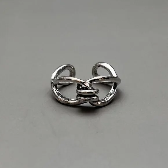 Silver adjustable ring silver jewellery - Picture 1 of 3